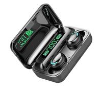 SEWACC Battery Wireless Earphones with Digital Display Touch Control Stereo Sound In Ear Headset for Men and Women Outdoor Signal Dual Compatible with Dcv Devices