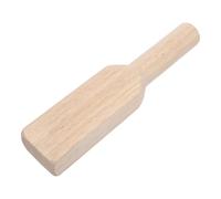 SEWACC Beech Wood Clay Paddle for Pottery, Medium Flat Wooden Paddle Tool for Ceramic Sculpting and DIY Craft, Handmade Clay Modeling Board for Art and Festival Decoration