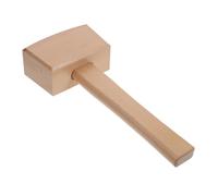 SEWACC Beech Wood Mallet Large DIY Leather Craft Hammer for Woodworking Tools Versatile Hand Tool with Comfortable Grip for Jewelry Repair and Carpentry Projects