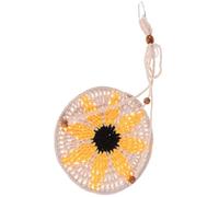 SEWACC Beige Reptile Hammock Swing Bed for Bearded Dragons and Lizards Cotton Rope Hanging Hammock Easy to Clean and Dry Expands Vertical Terrarium Space Suitable for Snakes Iguanas