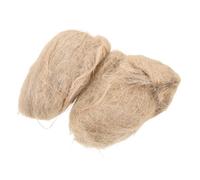 SEWACC Bird Nesting Filler Material and Canary Nesting Supplies Natural Mixed Hemp Fiber 40g Large Bag 2pcs Suitable for Indoor Outdoor Birdcages Parrots and