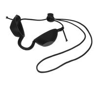 SEWACC Black Silicone Protective Goggles for Light and Teeth, Soft Eye Protector Suitable for Laser and Tattoo Removal