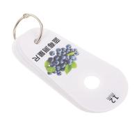 SEWACC Blueberry Diameter Measuring Ruler with Gauge Durable Fruit Diameter Tool for Accurate Blueberry and Cherry Sizing Practical Measuring Ruler for Farms Markets and Growers