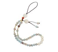 SEWACC Bodhi Phone Lanyard for Men and Women Detachable Anti-Lost Beaded Chain 1 Piece Natural Material Wrist Strap Phone Decor