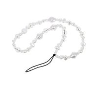 SEWACC Bohemian Style Beaded Phone Lanyard Hand Wrist Strap for Mobile Phones Creative Lost Wristband Beads for Office School Outdoor Travel