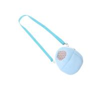 SEWACC Breathable Mesh Hamster Travel Bag with Shoulder Strap Cozy Lined Small Pet Carrier for Rabbits Squirrels Guinea Pigs Lightweight and Portable for Outdoor Adventures