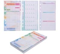 SEWACC Budget Binder Notebook Refill Portable Loose-Leaf Sheets with Monthly Budget Weekly and Monthly Planning Pages for Expense Tracking and Financial Management