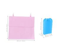 SEWACC Bunny Cooling Pouch with Reusable Ice Pack for Small Pets Pink Summer Cage Accessory for Rabbits Hamsters Guinea Pigs Cold Locking Absorbent Inner Bag Flexible Dual Use for