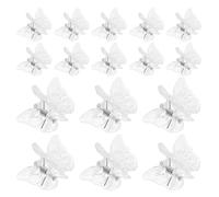 SEWACC Butterfly hair claw clips 30Pcs PP mini clips practical for present