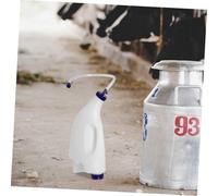 SEWACC Calf Nursing Feeder Bottle for Newborn Animals Easy-clean Plastic Milk Dispenser Enhancing Immunity Efficient Colostrum Feeding Tool for Calves Goats Sheep Farm