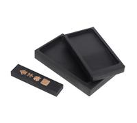 SEWACC Calligraphy Inkstone Set Student Stationery Grinding Ink Stick Traditional Calligraphy Ink Block Rough Stone