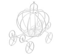 SEWACC Carriage Candy Box Iron Craft Wedding Favor Pumpkin Shape Decorative Candy Packaging