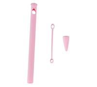 SEWACC Case Compatible for Apple Pencil Silica Gel Cover Pig Pattern Pink Blush for Daily Use and Protection