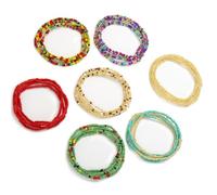 SEWACC Chain Beads or Waist for Women Unique, and Stylish Bead 7pcs Handmade Multi-layer with Rubber Band Practical Waist Decor Attention-grabbing Body Bikini Scenarios