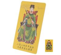 SEWACC Chinese Style PVC Amulet Card for Protection and Luck Blessing, Lightweight Wallet Amulet Suitable for Purses and Account Books, Taisui Luck Card with Delicate Design