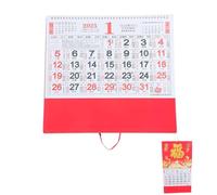 SEWACC Chinese Wall Calendar Year Snake Feng Shui Hanging Scroll Monthly Lunar Tear Off Calendar Holiday Planner for Home Office Year Decor