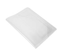SEWACC Clear Notebook Cover Protective Sleeve Transparent Reusable PVC Book Protector for Students Journals Sketchbooks and Exercise Books Fit for Planners and Paperbacks