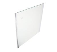 SEWACC Clear Tempered Glass Refrigerator Shelf Replacement with Rounded Edges Clean Fridge Insert Tray Divider for Kitchen Organization Freezer Glass Storage Panel