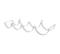 SEWACC Cloud Shaped Wall Mount Toilet Paper Holder Tissue Storage Rack for Bathroom and Kitchen Stylish White Roll Paper Accessory for Bedrooms and Toilets