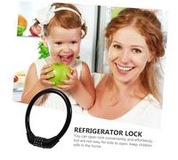 SEWACC Code Refrigerator Lock for French Door Fridge and Freezer Safety Cabinet and Lock Easy Install Multipurpose Security for Kitchen Doors and Windows