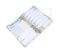 SEWACC Coil Planner Notepad for Daily Planning Stylish Notebook for Students Professionals Simple Design for Recording Tasks Schedules Year