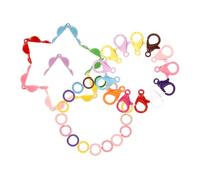 SEWACC Colored Lobster Clasps Jewelry Jump Rings DIY Jewelry Making Kit for Creating Accessories with Quick Assembly and Versatile Design Random Color