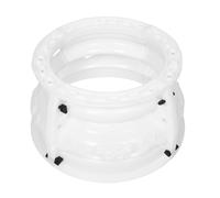 SEWACC Concrete Roman Column Mold with 30cm Round Capital and Decorative Base, Cement Casting Pillar Form for Outdoor Garden Gate Pedestal, DIY Exterior Post Cap Mould for Landscaping