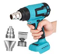 SEWACC Cordless Hot Air Heater Tool with Speed Trigger and LED Duty Handheld Hot Air Blower Compatible with Makita Batteries High Temperature Protective Cover for Safe Use