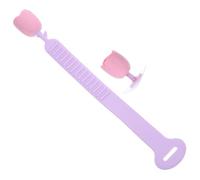 SEWACC Creative Silicone Toilet Lid Lifter with Flower Design Portable Handle for Raised Toilet Seat Wear-Resistant and Strong Suitable for Bathroom Hygiene and Easy Cleaning Purple Kit