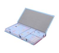 SEWACC Creative Tearable Memo Pads Strong Adhesive Office Note Stickers Blue Universe Design Portable Reminder Notes for Home and School Use