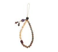 SEWACC Crystal Mobile Phone Lanyard Pendant Chinese Style Handmade Drop Wrist Strap Keychain Shimmering Crystal Charm for Phones and Keys for Loved Ones