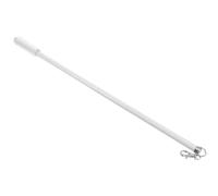 SEWACC Curtain Pull Rod Wand 50cm Aluminum Alloy White Drapery Pull Rod Manual Draw Stick for Drapes Window Use
