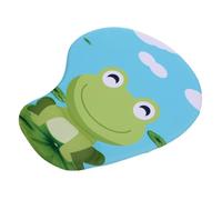SEWACC Cute Frog Silicone Mouse Pad with Wrist Support Ergonomic Design for Comfortable Use for Desk Laptop and Gaming Non Slip Base and Vibrant Colors