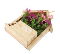 SEWACC Decorative Flower Basket Courtyard Flower Basket Wall-mounted Design for Study Room and Kitchen