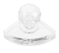 SEWACC Delicate Eyeshadow Stamper DIY Eyeshadow Pressing Tool Crystal Material Precise Control Easy Carrying Makeup Press Tool and Blushes