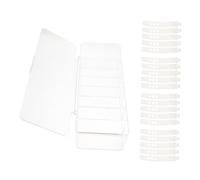 SEWACC Desk Organizer Box with Cover Compartment Cable Management Storage for Phone Chargers Data Cables for Home Office Study Room Includes