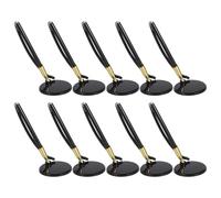 SEWACC Desk Pen on Chain 10Pcs with Metal Clip and Adhesive Base, Suitable for Retail and Bank Counters, Convenient Signing Solution for Busy Reception Areas