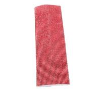 SEWACC Diamond Decorative Mic Handle Cover Sleeve for Wireless Handheld Microphone, Protective Sparkling Mic Sleeve for Stage Performance, Singer and Host Use, Red Rhinestone