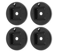 SEWACC DIY Clock Making Kit 4Pcs Plastic Back Covers for 120Mm Diameter Wall Clock Movement Holder Replacement