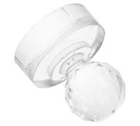 SEWACC DIY Eyeshadow Pressing Tool 27mm Round Crystal Stamper Makeup Gadget for Eyeshadow Repair and Pressed Seal Application