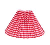 SEWACC DIY Pleated Fabric Lampshade Cover Lightweight Hanging Ceiling Light Shade for Home Decor Easy Install Softens Light Replacement for Broken Shades Suitable for Various Styles