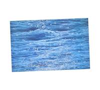 SEWACC Dual Sided Ocean Themed Photo Backdrop Paper Portable Flat Lay Background for Small Product Photography Jewelry Cosmetics Food Creative Water