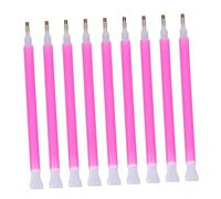 SEWACC Efficient Diamond Embroidery Pen 100PCS Beads Painting Tool DIY Craft Accessory Embroidery Pen Home Adornment Pink
