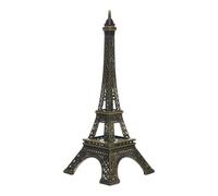 SEWACC Eiffel Tower LED Light, Zinc Alloy Architecture Model, Olive Green Desk Lamp for Bedroom, Nightlight Decoration, 9.64 Inch
