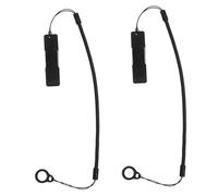 SEWACC Elastic Stylus Pen Retractable Leash 2Pcs 30Cm Spring Tether with 8Mm Clip Holder for Counters and Drawing Tablet Touchscreen Pens