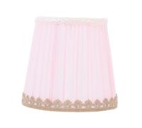 SEWACC Elegant Pink Cloth Lampshade Hanging Lamp Cover Decorative Wall Lamp Shade for Living Bedroom Creative Home Ornament with Fine Workmanship and Fade Resistant Material