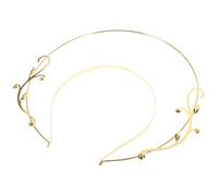 SEWACC Elegant Vintage Golden Alloy Headpiece for Women, Well-crafted Hand-made Party and Wedding Hairband, Stylish Classic Tiara for Bridesmaids and Special Occasions