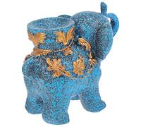 SEWACC Elephant Crystal- Support Base Stable Decorative Stand Resin Chic Design Ornament Gift for Meaningful Days and Festivals Assorted style for Living Room and Office