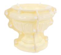 SEWACC European Style Flower Pot Mold Plastic Concrete Planter Mold Reusable Thickened Diy Vase for Garden and Home Decor