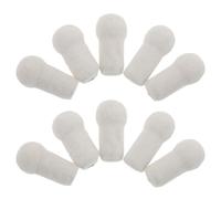 SEWACC Felt Head Stylus Nibs Accurate Smooth Control 10pcs 8mm Replacement Touch Pen Tips, White Felt Tip for Tablet and Phone Handwriting, Work, Adults